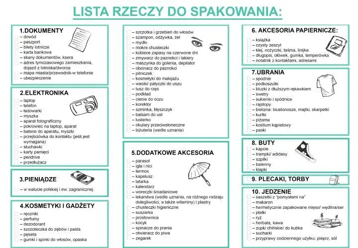 Co zabrać do hotelu? Oto lista niezbędnych rzeczy na wyjazd