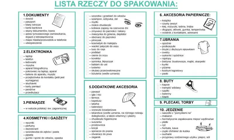 Co zabrać do hotelu? Oto lista niezbędnych rzeczy na wyjazd