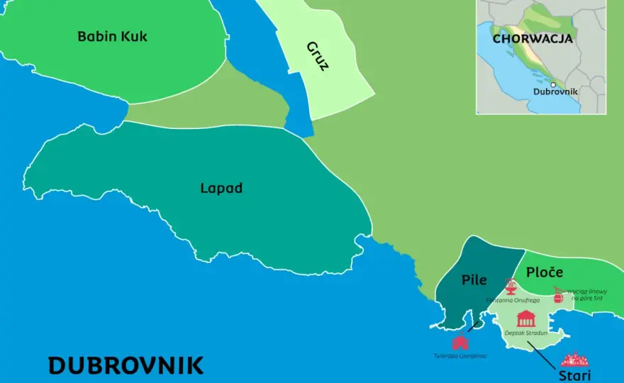 Gdzie leży Dubrownik? Położenie, dojazd i zwiedzanie