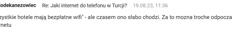 Ile kosztuje wifi w hotelu w Turcji? Ceny, które musisz znać