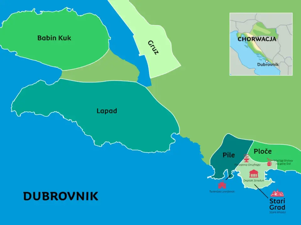 Gdzie leży Dubrownik? Położenie, dojazd i zwiedzanie